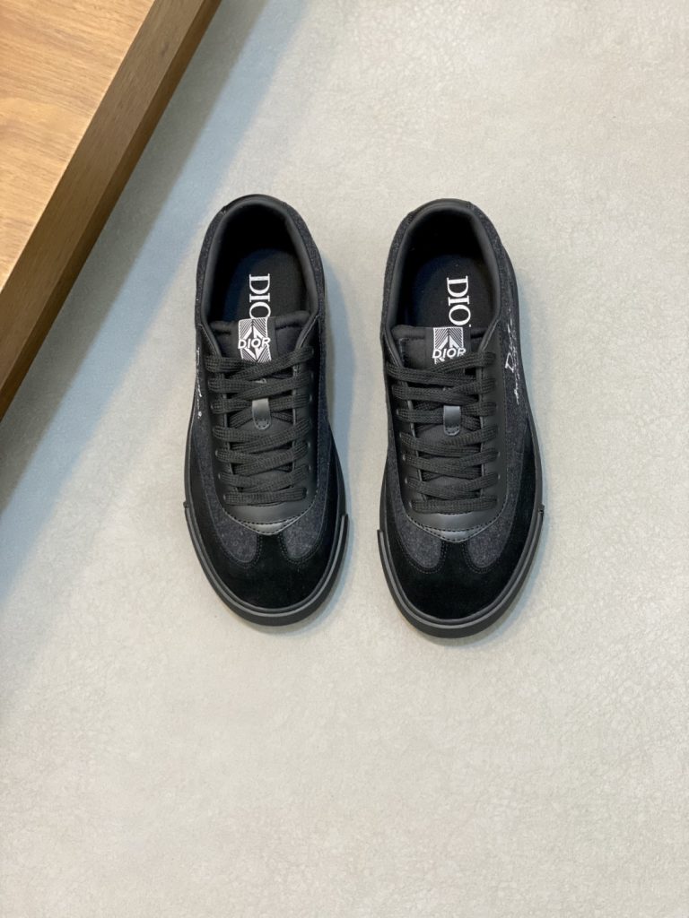 Dior zapatos de cuero de vaca azul clásico de alta calidad réplica de zapatos baratos