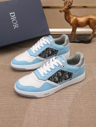 Dior Shoes Cowhide Blue Classic Replica Replica Shoes
