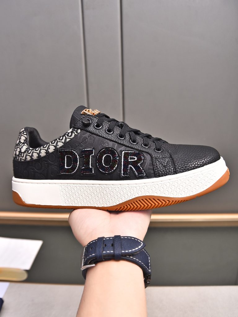 Dior Schuhe Rindsleder Casual 1:1 Fake Valentino Schuhe