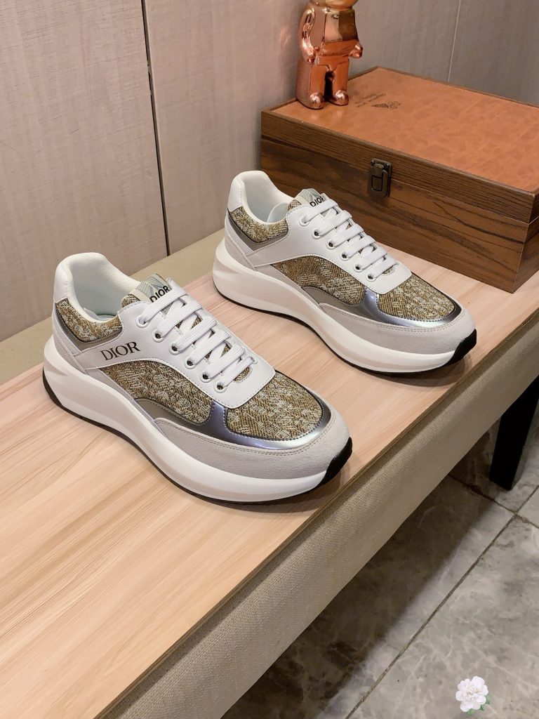 Dior Shoes Cowhide Casual High Quality Fake Sneakers