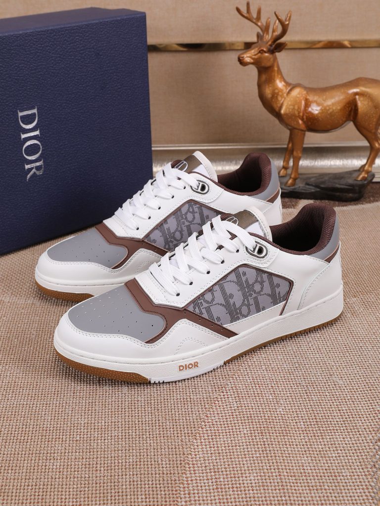 Dior Shoes Cowhide Classic Dupe Fake Designer Shoes Cheap