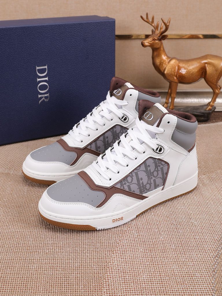 Dior Shoes Cowhide Cream Classic Super Clone Fake Designer Shoes