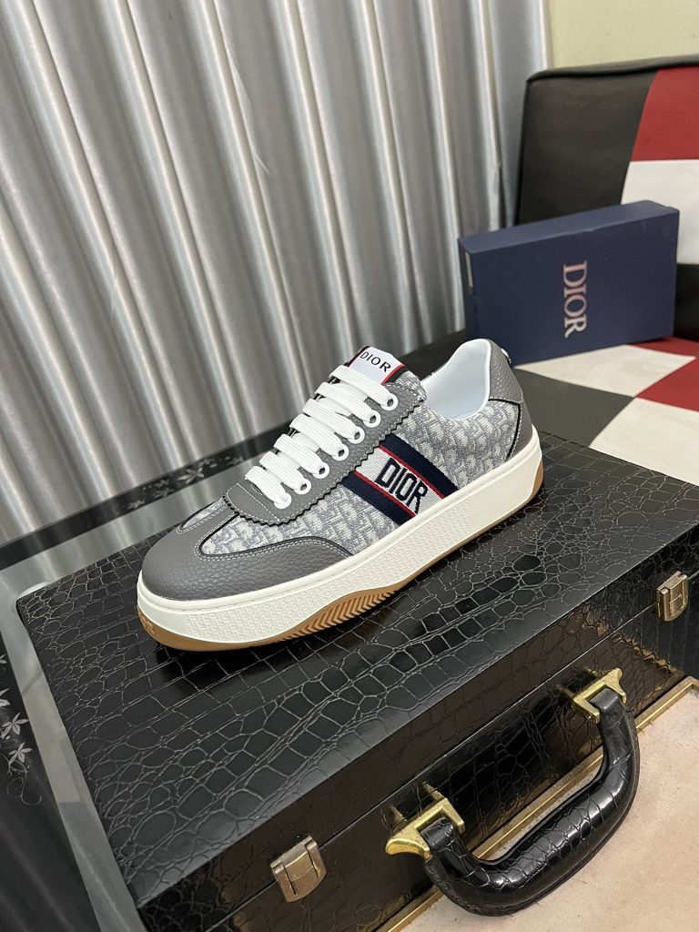 Dior Shoes Cowhide Elegant Designer Fake Sneakers Cheap