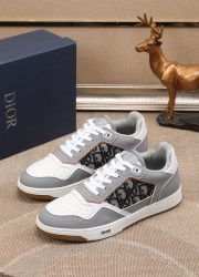 Dior Shoes Cowhide Gray Classic Designer Replica Shoe Websites