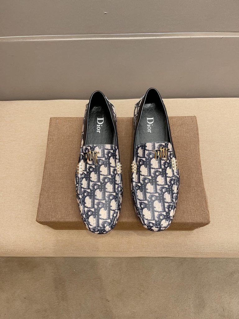 Dior Shoes Cowhide White Casual Aaa Fake Sneakers