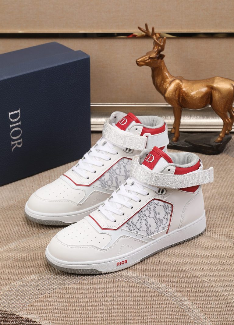 Dior Shoes Cowhide White Classic Designer Fake Trainers