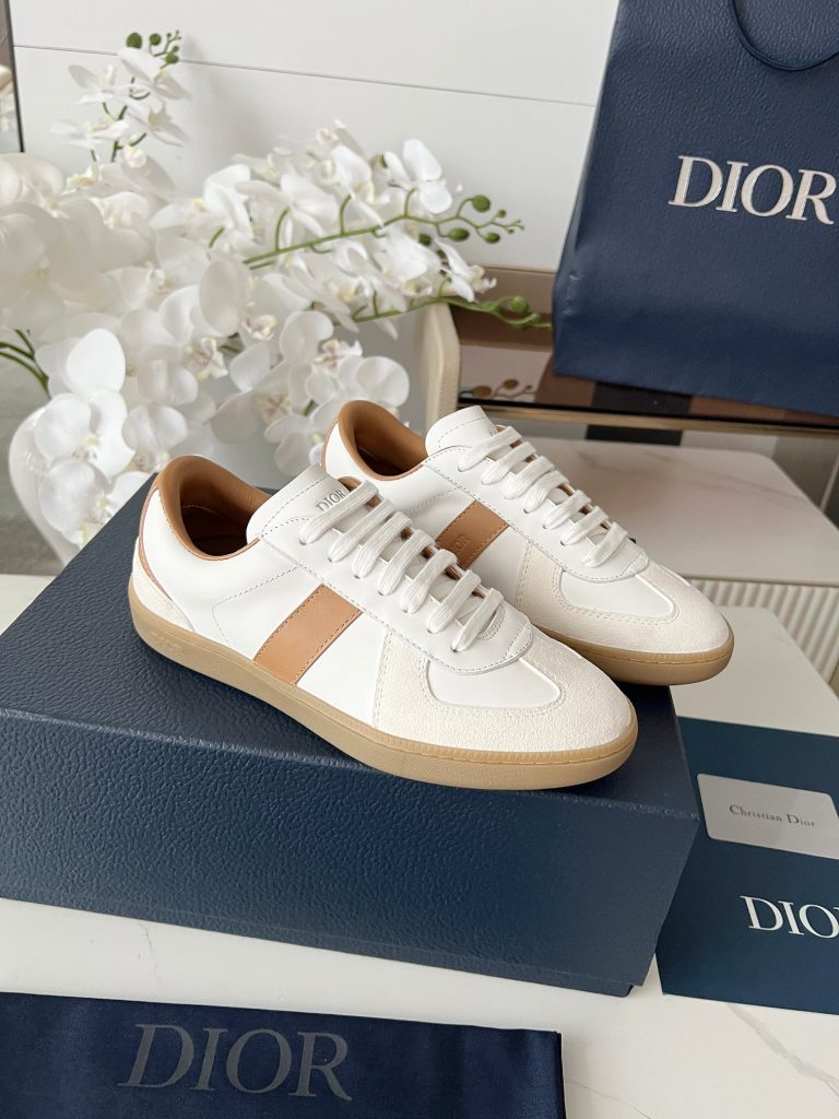 Dior Schuhe Rindsleder Weiß Klassisch Erste Kopie Beste Gefälschte Schuhe