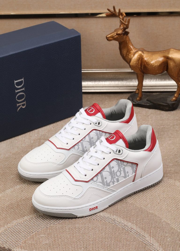 Dior Shoes Cowhide White Classic Replica Best Replica Shoes