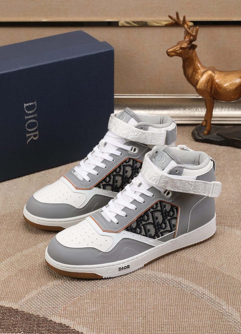 Dior Shoes Cowhide White Classic Super Clone Replica Shoes