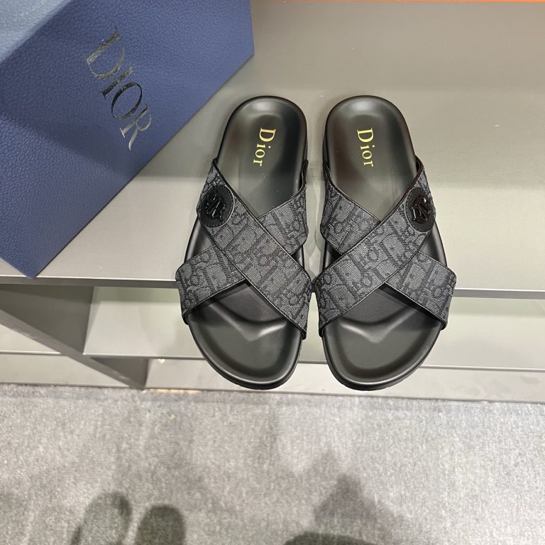 Dior Shoes Leather Black Classic Designer Best Replica Shoes