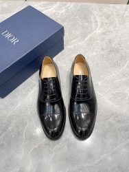 Dior Shoes Leather Black Classic Dupe Best Fake Shoes