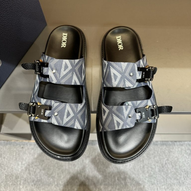 Dior Zapatos Cuero Negro Clásico Dupe Valentino Knock Off Zapatos