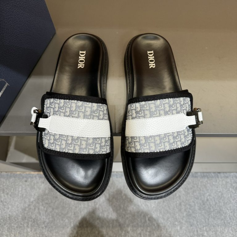 Dior Zapatos De Cuero Negro Clásico Primera Copia Zapatos Falsos Baratos