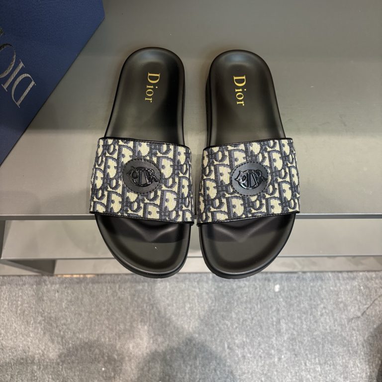 Dior Shoes Leather Black Classic High Quality Best Replica Shoes Website