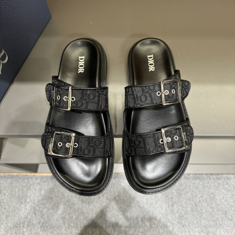 Dior zapatos de cuero negro clásico de alta calidad réplica de zapatos de diseño baratos