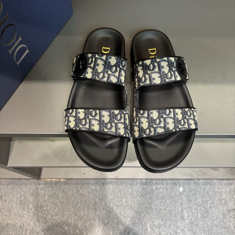 Dior Shoes Leather Black Classic Luxury Best Fake Shoes