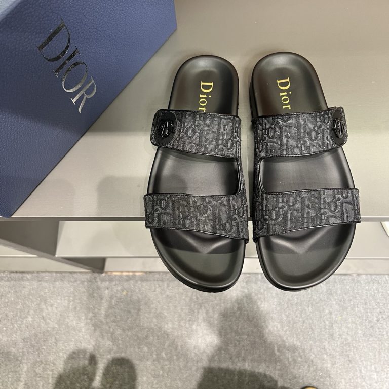Dior Shoes Leather Black Classic Luxury Fake Sneakers Cheap