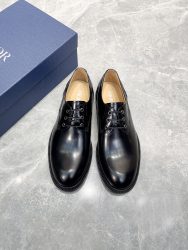 Dior Chaussures Cuir Noir Classic Super Clone Fake Trainers