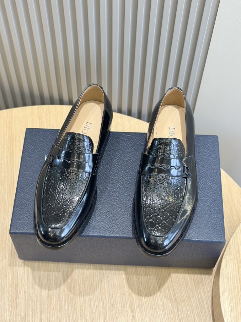 Dior Zapatos De Cuero Casual Aaa Zapatos Falsos Para La Venta