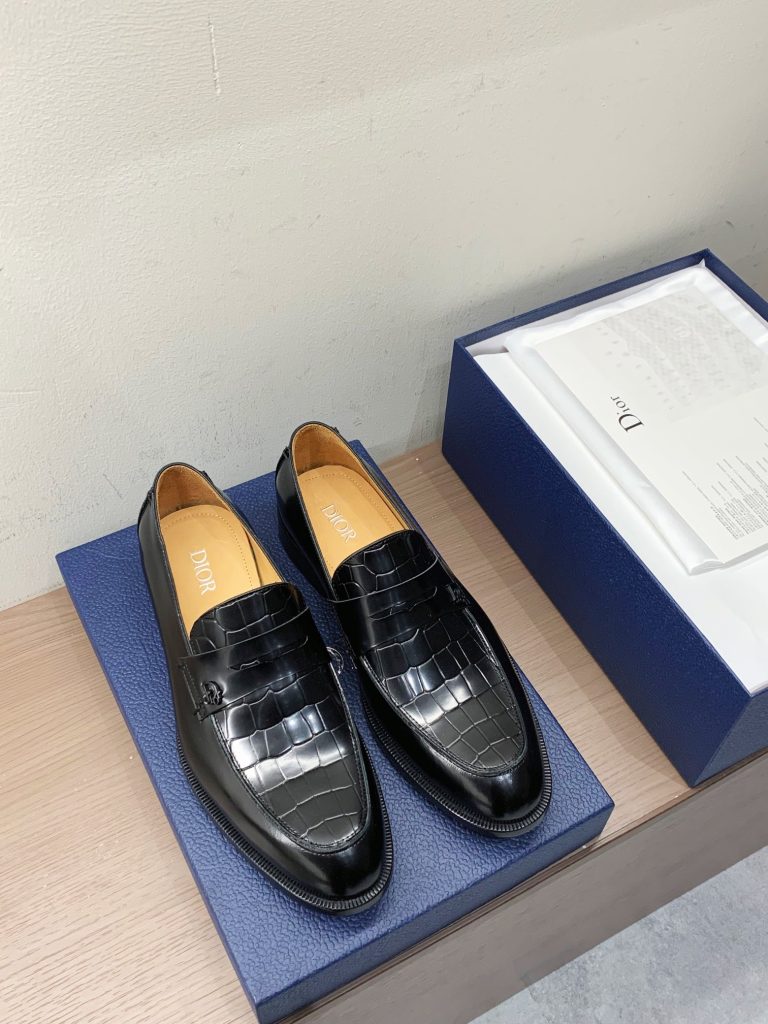 Dior Shoes Leather Casual First Copy Fake Designer Shoes