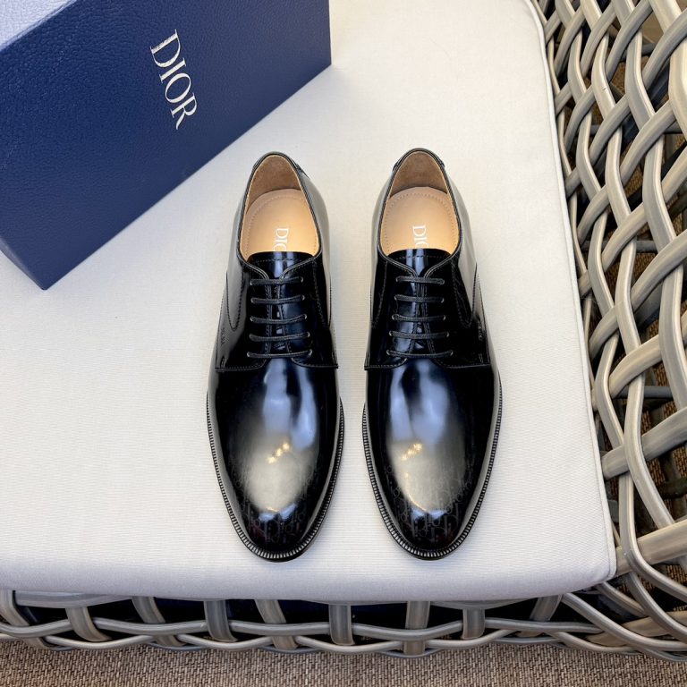 Dior zapatos de cuero clásico de imitación Valentino zapatos