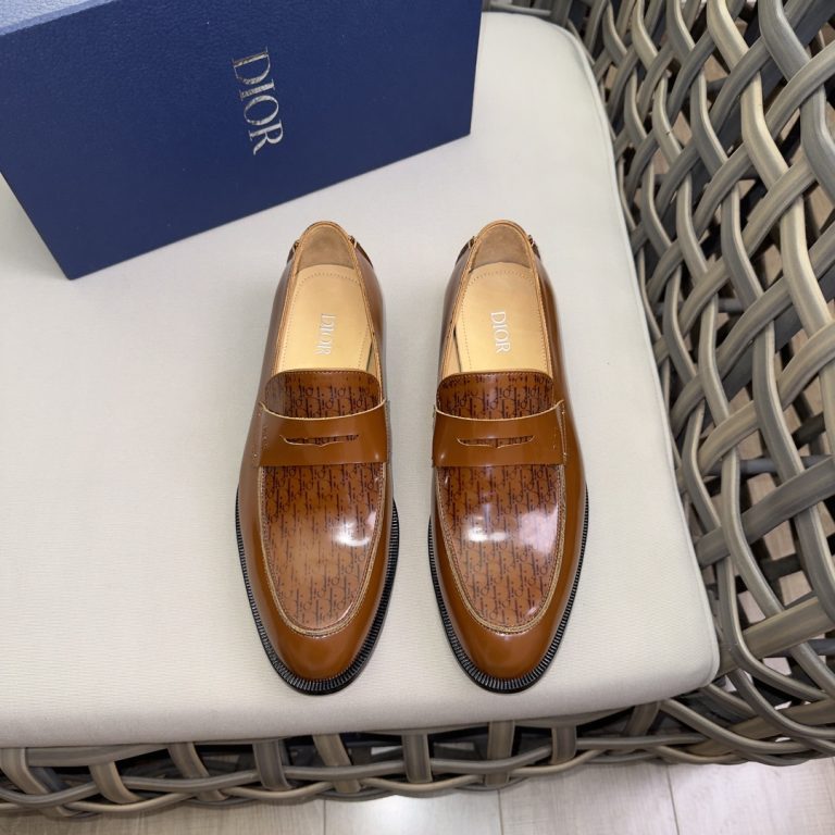 Dior Shoes Leather Classic High Quality Buy Replica Shoes