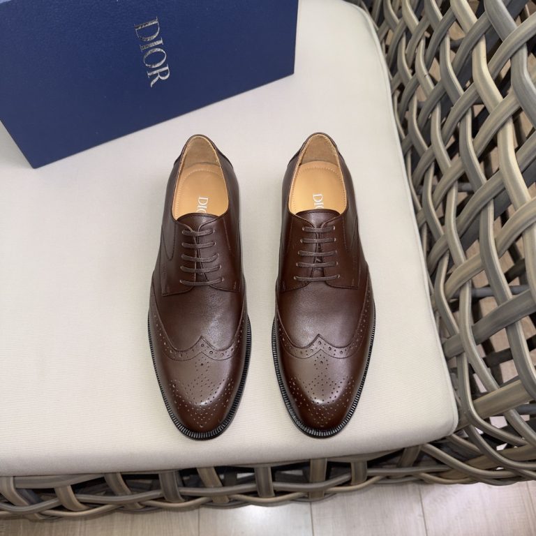 Dior Shoes Leather Classic Look Alike Fake Shoes Shop