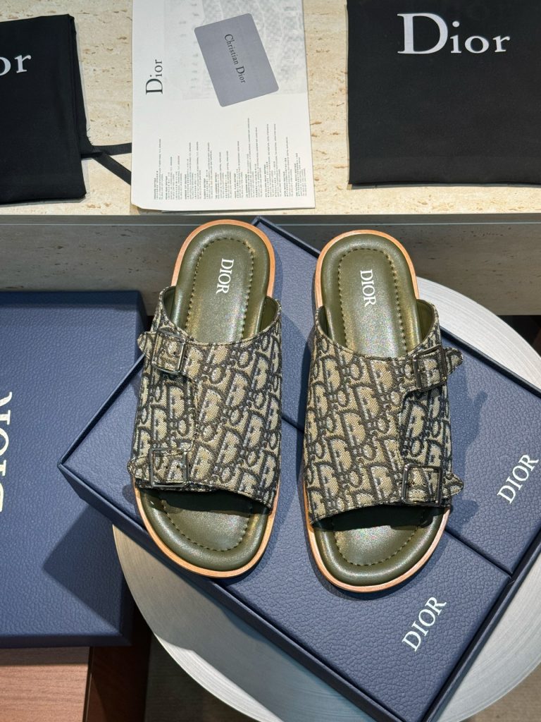 Dior Zapatos De Cuero Elegante 1:1 Fake Off White Shoes