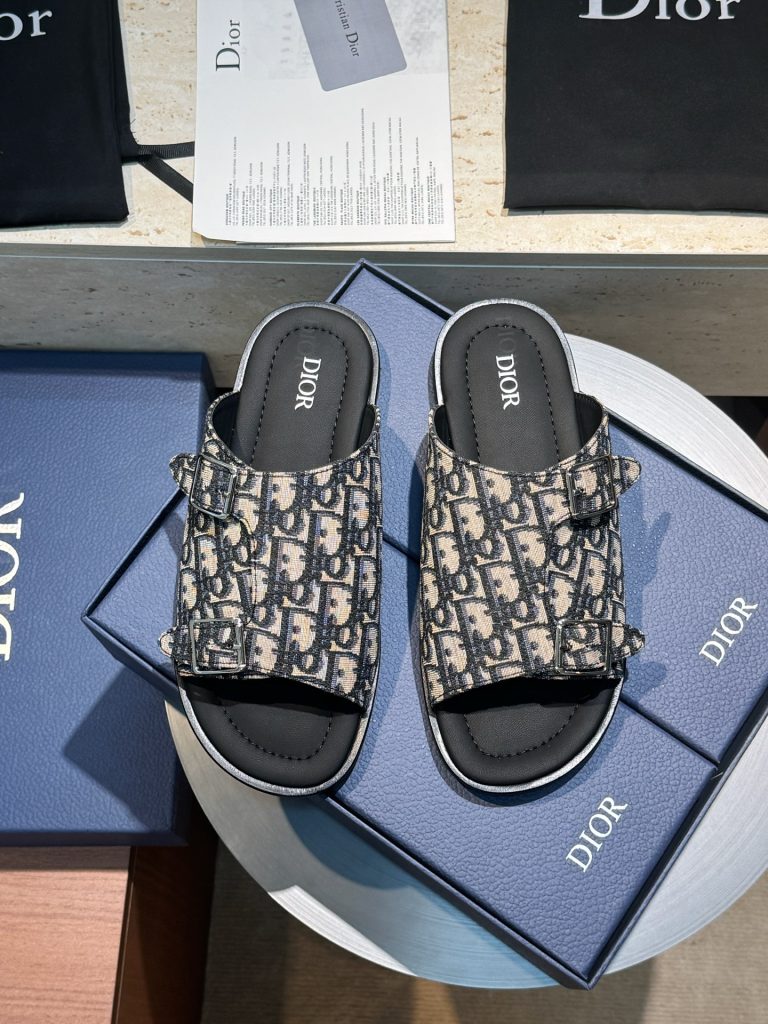 Dior Zapatos De Cuero Elegante Primera Copia Fake Trainers