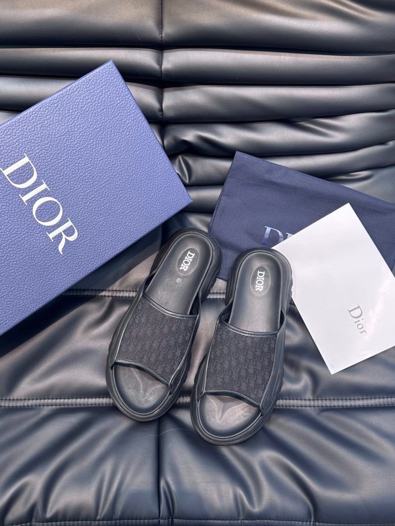 Dior Shoes Leather Black Classic High Quality Fake Shoes Websites List