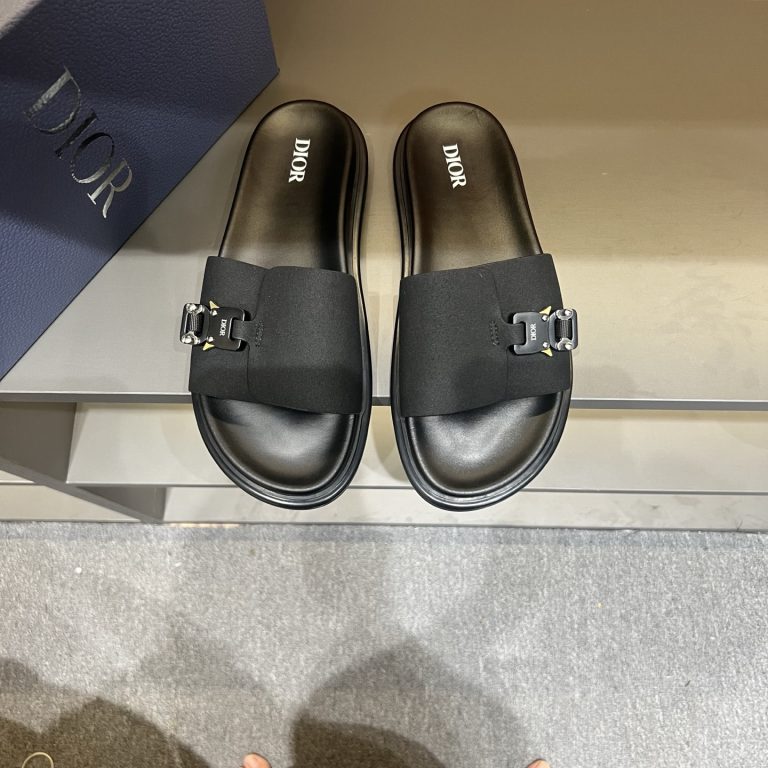 Dior Shoes Leather Black Classic Luxury Best Fake Shoes