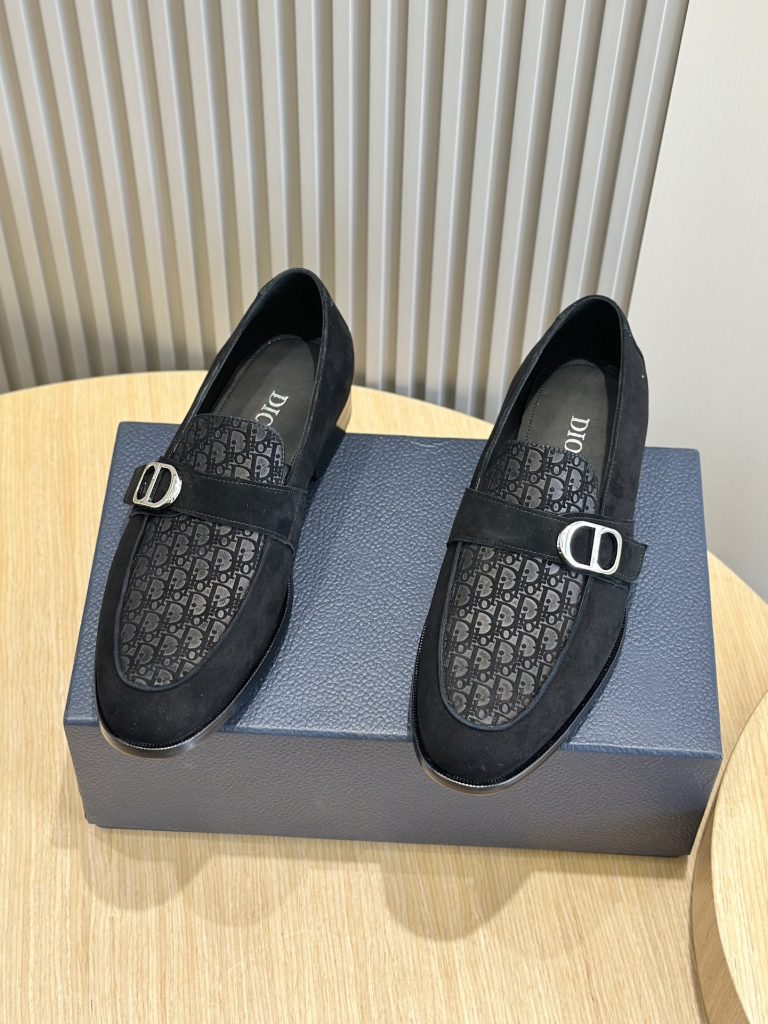 Dior Zapatos De Cuero Casual Super Clon Replica Sneaker Websites