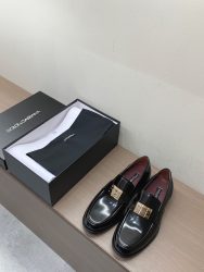 Dolce&Gabbana Shoes Leather Casual Look Alike Fake Valentino Shoes