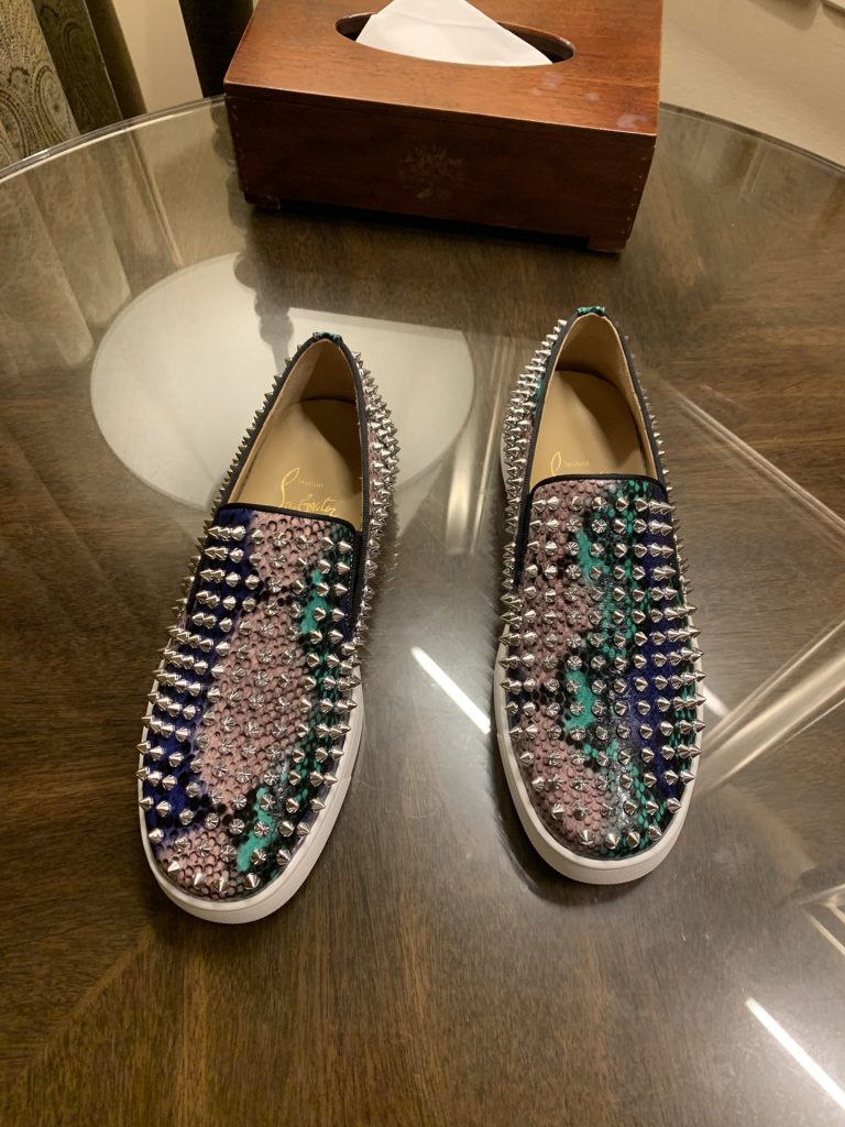Dupe Christian Louboutin Zapatos de piel de vaca roja Primera Copia Réplica 2