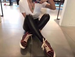 Dupe Christian Louboutin Shoes Red Cowhide Replica Designer 12