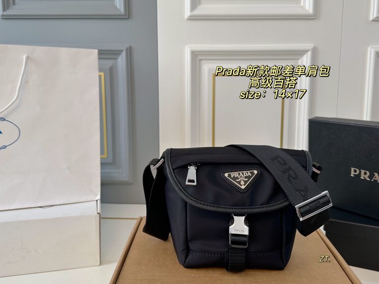 Dupe Prada Bag Black Nylon Fashion Shoulder 1:1