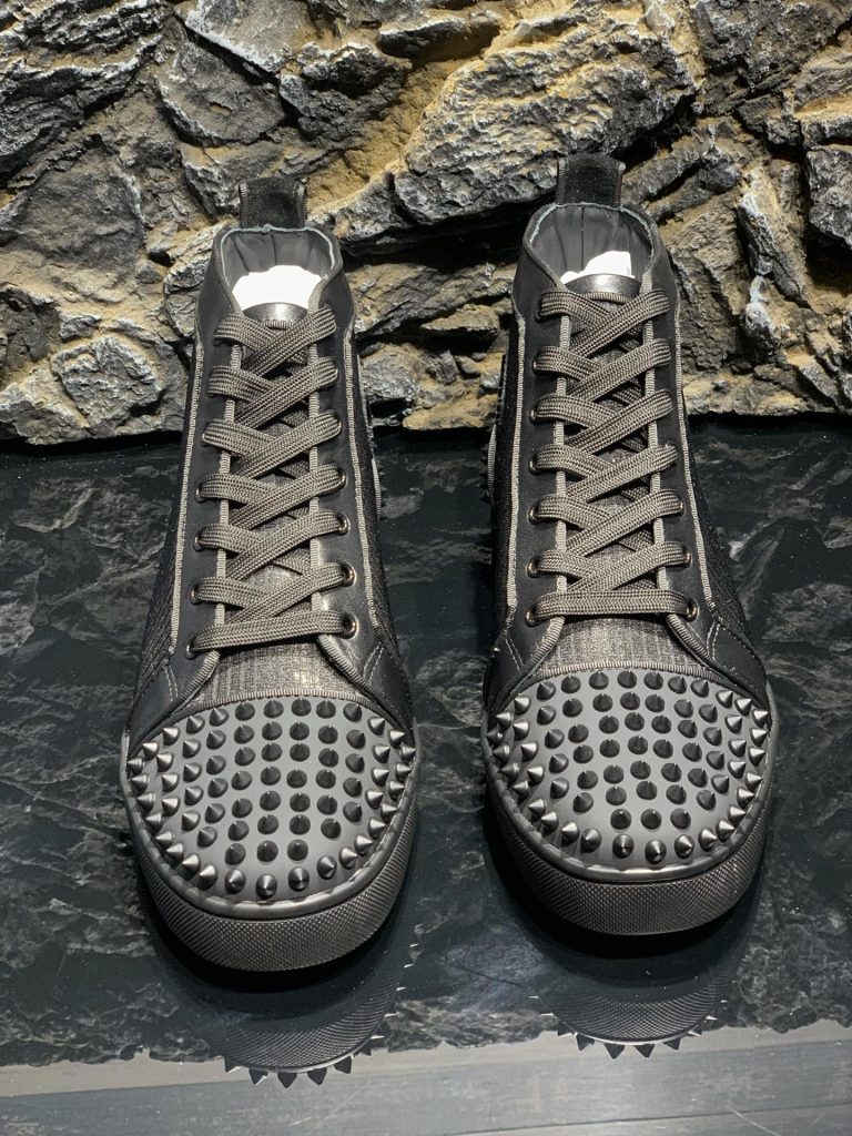 Gefälschte Christian Louboutin Schuhe Rotes Rindsleder Designer Replik 12