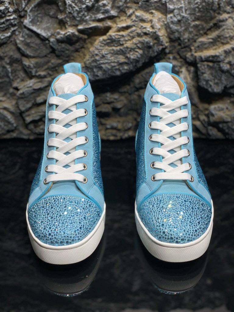 Gefälschte Christian Louboutin Schuhe Rotes Rindsleder Designer Replik 13
