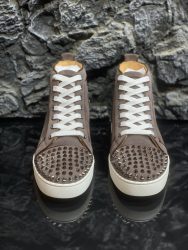 Gefälschte Christian Louboutin Schuhe Rotes Rindsleder Designer Replik 15