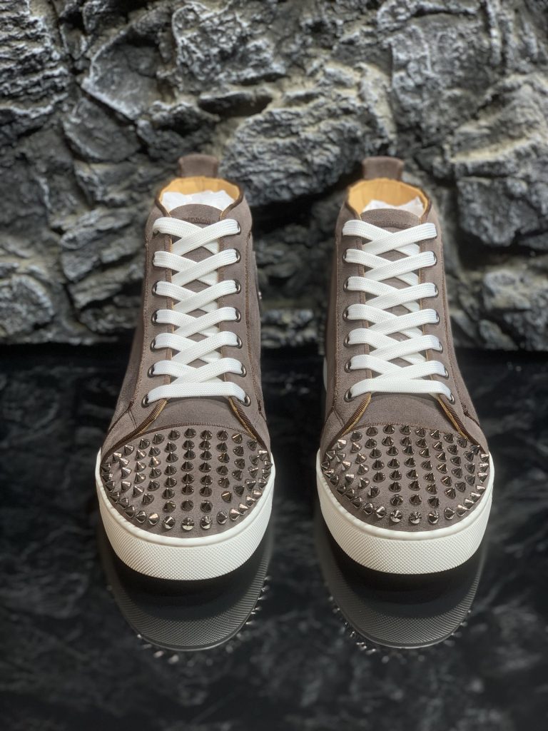Gefälschte Christian Louboutin Schuhe Rotes Rindsleder Designer Replik 15