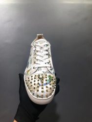 Fake Christian Louboutin Shoes Red Cowhide Designer Replica 5