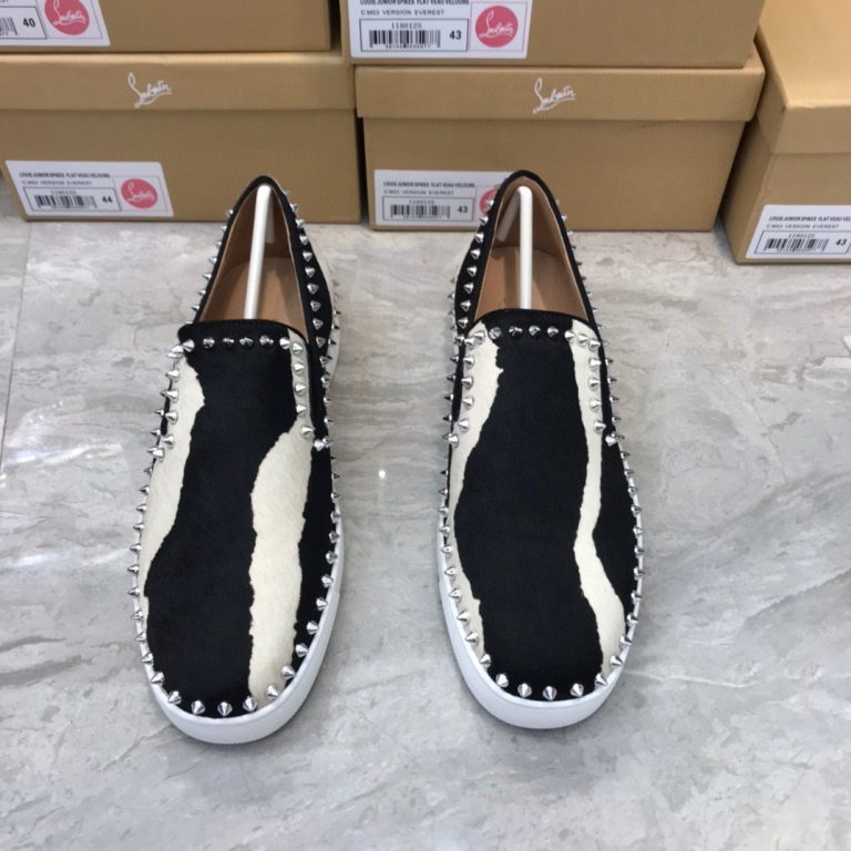 Fake Christian Louboutin Shoes Red Cowhide Designer Replica