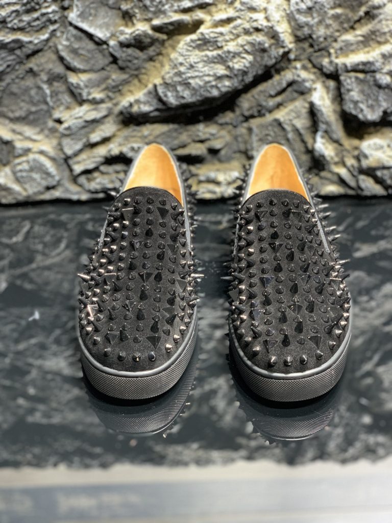 Fake Christian Louboutin Zapatos de piel de vaca roja Primera Copia Réplica 1