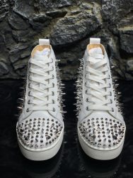 Fake Christian Louboutin Shoes Red Cowhide First Copy Replica 12