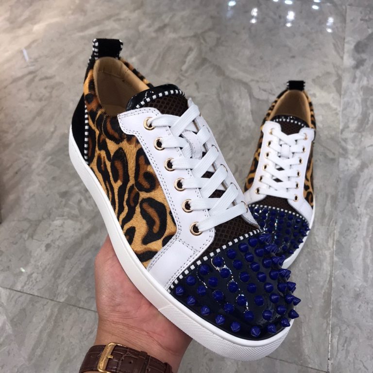 Fake Christian Louboutin Zapatos de piel de vaca roja Primera Copia Réplica 3