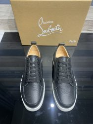 Fake Christian Louboutin Zapatos de piel de vaca roja de alta calidad réplica 2