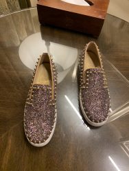 Faux Christian Louboutin Shoes Red Cowhide Look Alike Replica 1
