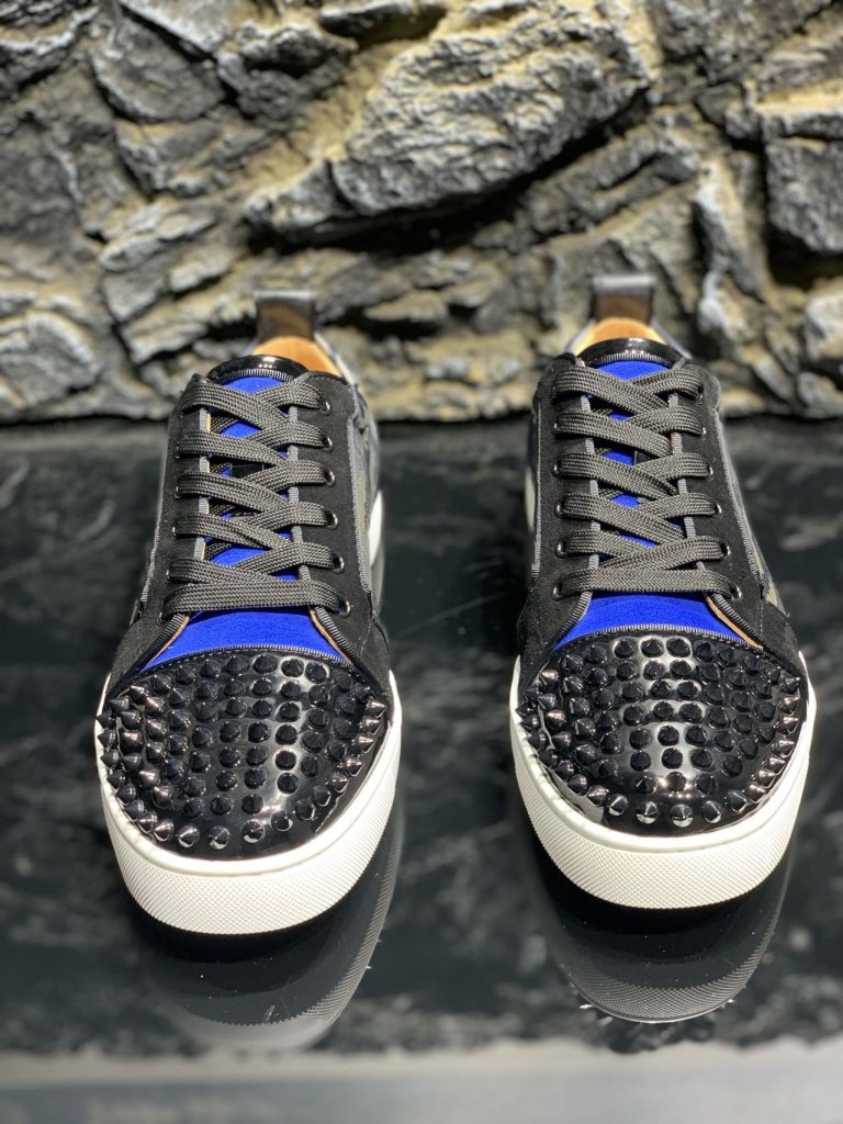 Fake Christian Louboutin Zapatos de piel de vaca roja Mira Igual Réplica 3