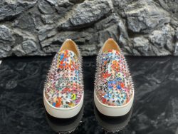 Fake Christian Louboutin Shoes Red Cowhide Luxury Replica 7