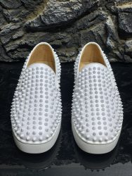 Fake Christian Louboutin Zapatos de cuero de vaca rojo Replica Diseñador